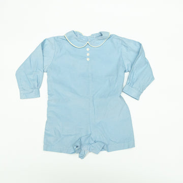 Red Beans Corduroy Romper