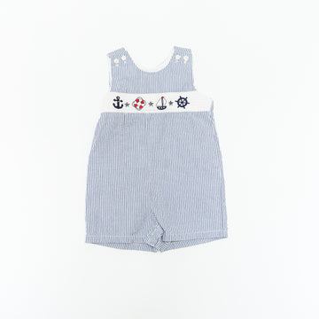 Nautical Smocked Jon Jon