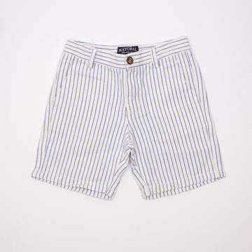 Mayoral Blue Striped Shorts