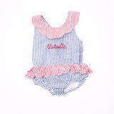 Cecil & Lou Seersucker Swimsuit