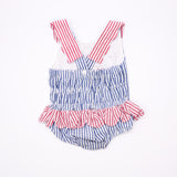 Cecil & Lou Seersucker Swimsuit