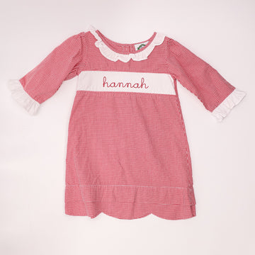 Smocked Threads Holiday Dress