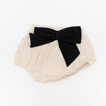 Linen Bow Bloomers