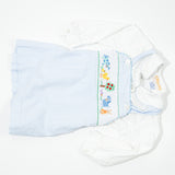 Smocked Farm Jumper with Blouse